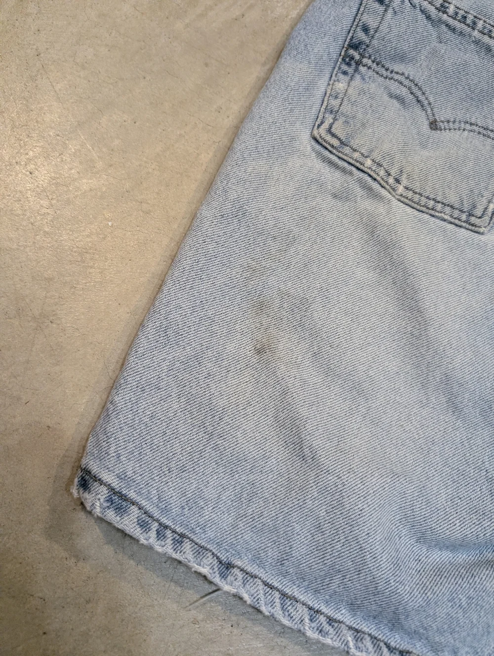 VTG 90s Levis Silvertab Jorts Stained Flaws USA Made Mens 30 (28x9)